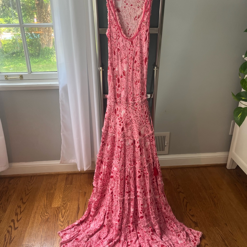 Poupette St. Barth Pink Floral Dress